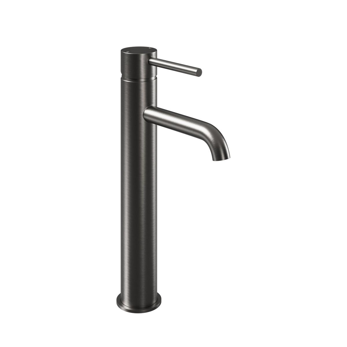 Gunmetal Tall Mono Basin Mixer Tap - Arissa
