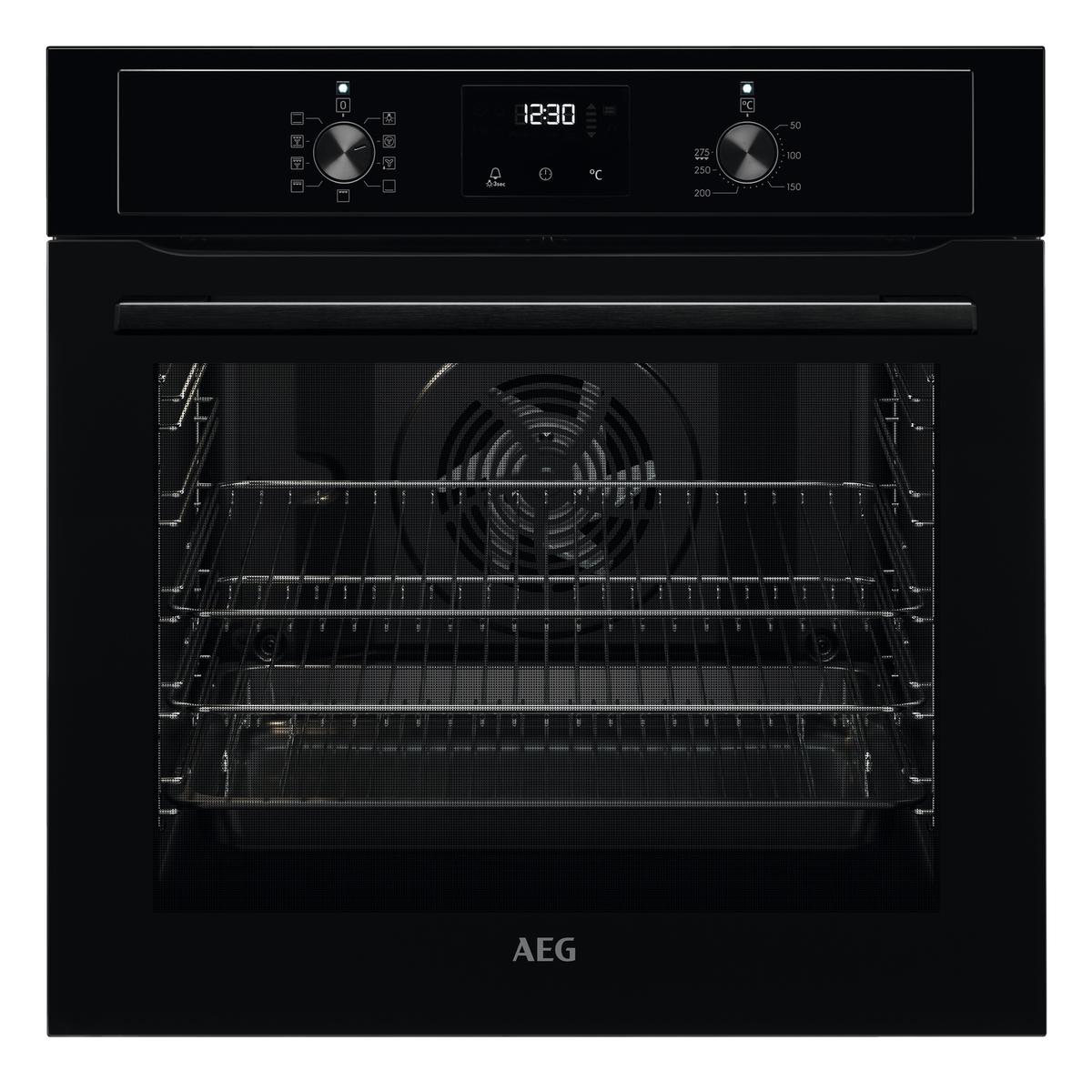 GRADE A2 - AEG 3000 Series BEX335011B Electric Single Oven - Black