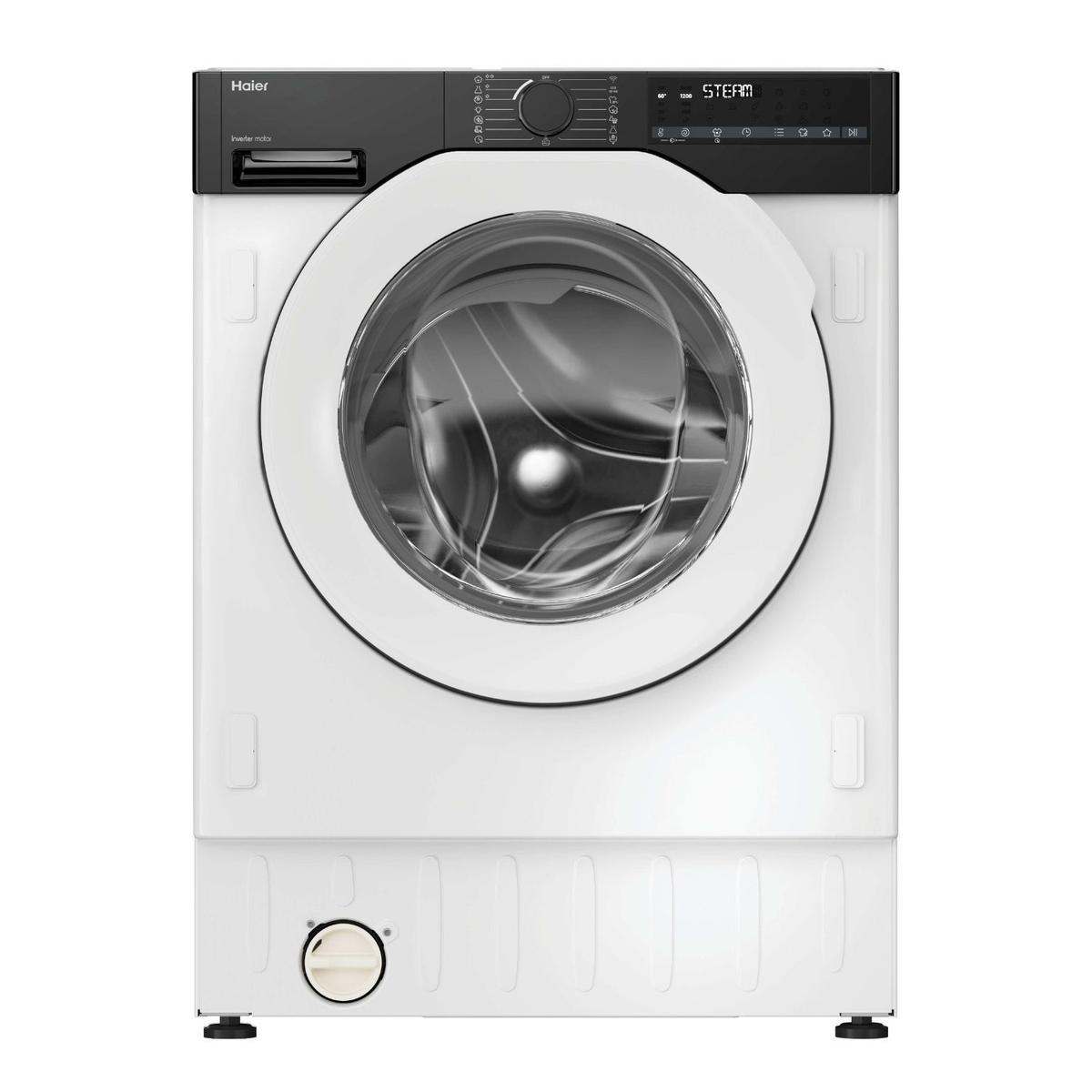 Haier Series 6 9kg Wash 6kg Dry 1600rpm Integrated Washer Dryer - White