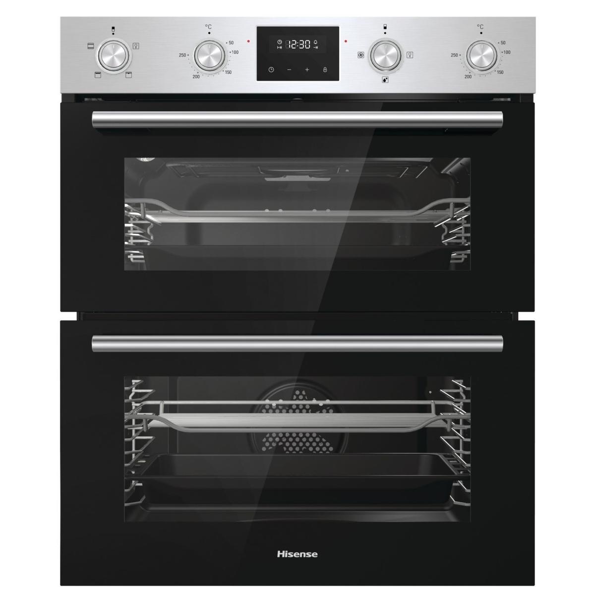 Refurbished Hisense BID79222CXUK Built-In Electric Double Oven - Stainless Steel