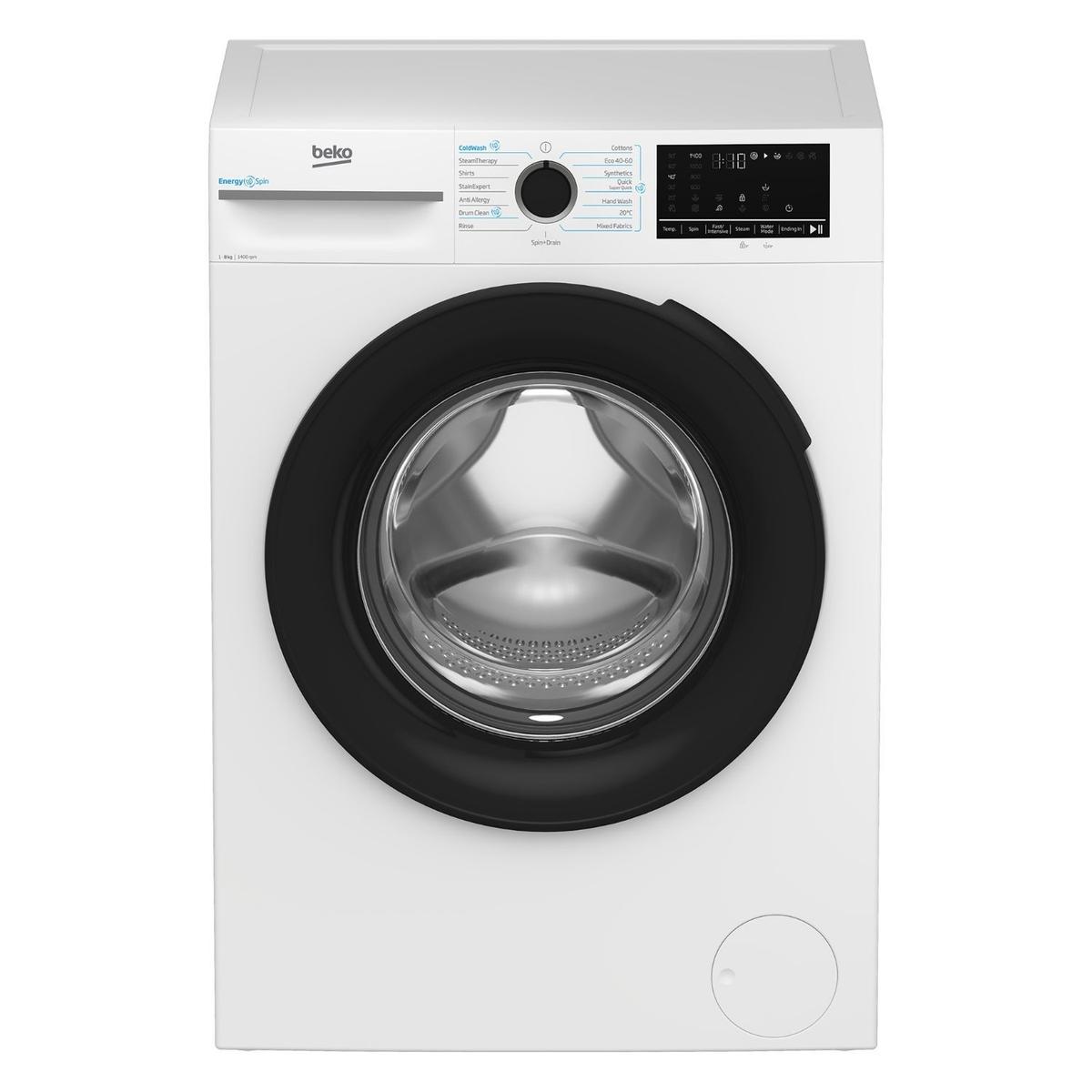 GRADE A1 - Beko IronFast RecycledTub&reg; 8kg 1400rpm Washing Machine - White