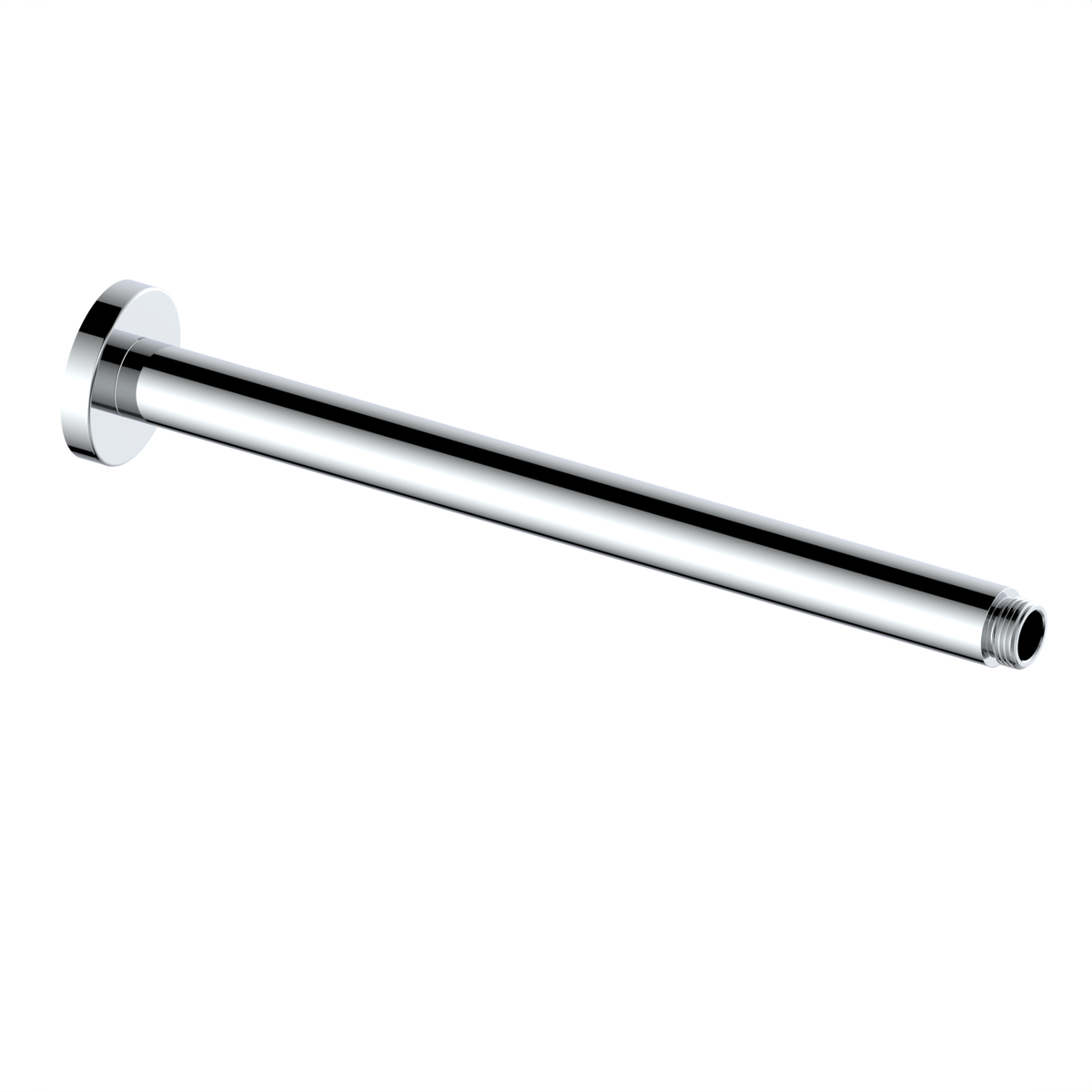ONLY OPENED - Chrome 400mm Round Ceiling Arm