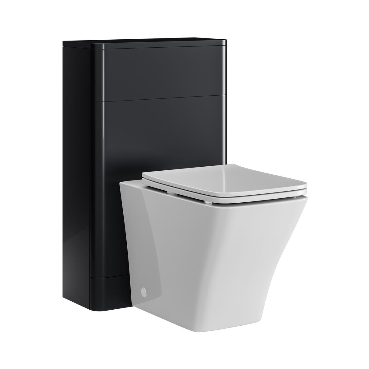 500mm Dark Grey Back to Wall Toilet Unit Only - Pendle