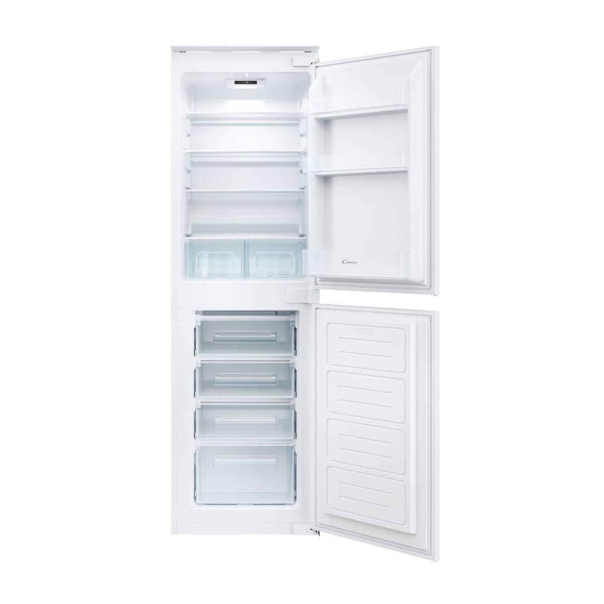 Candy 233 Litre 177cm 50/50 Integrated Fridge Freezer with Sliding Door Hinge
