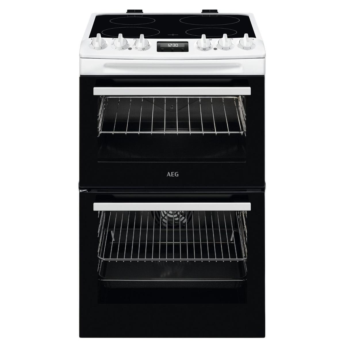 AEG 5000 55cm Electric Cooker - White