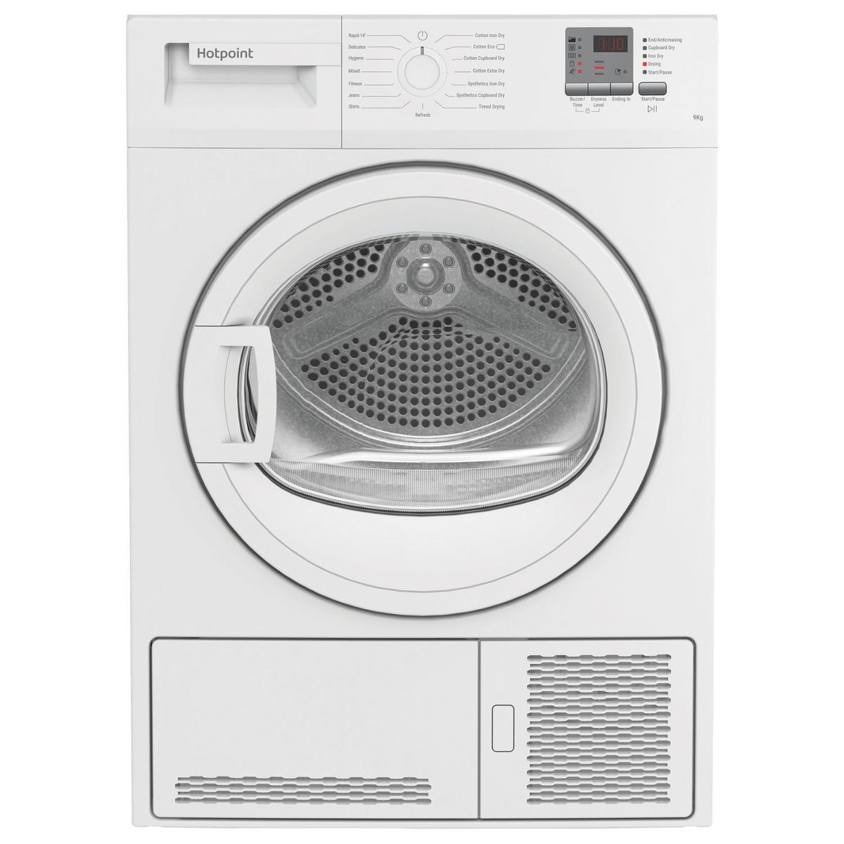 Hotpoint 9kg Condenser Tumble Dryer - Sensor Dry - White