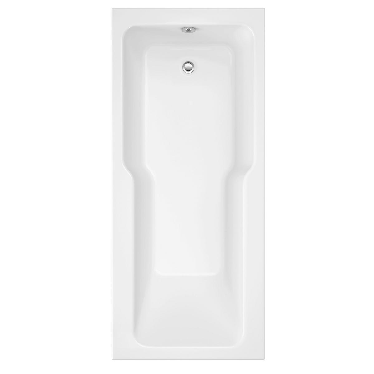 Single Ended Wide End Shower Bath 1500 x 750mm - Cotswold