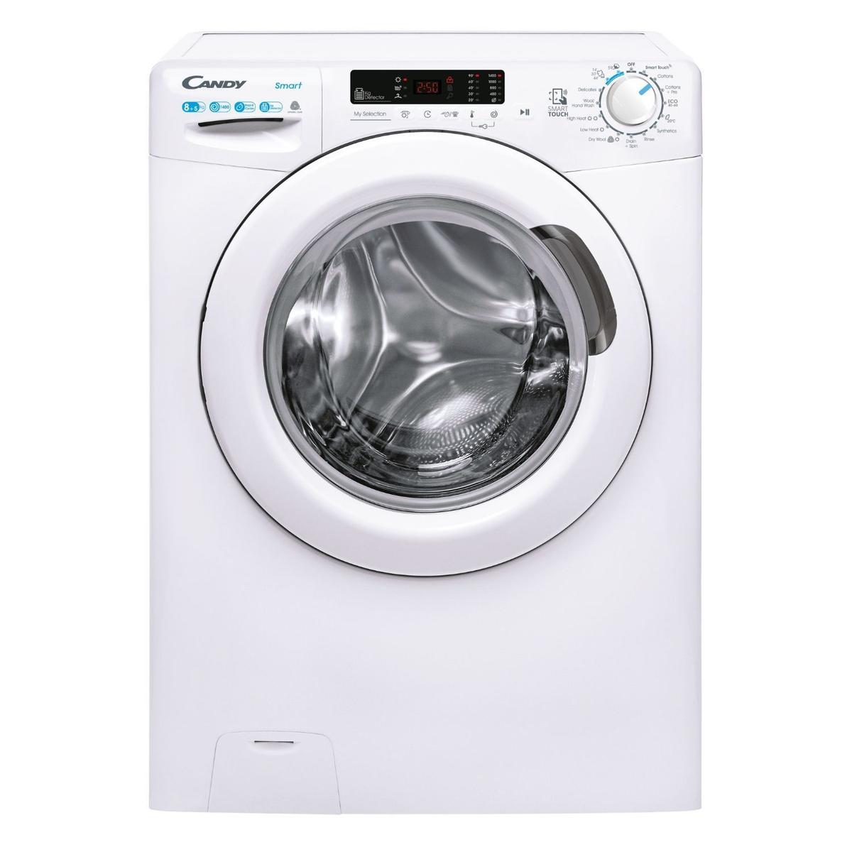 Candy Smart 8kg Wash 5kg Dry 1400rpm Washer Dryer  - Quick Wash -  White