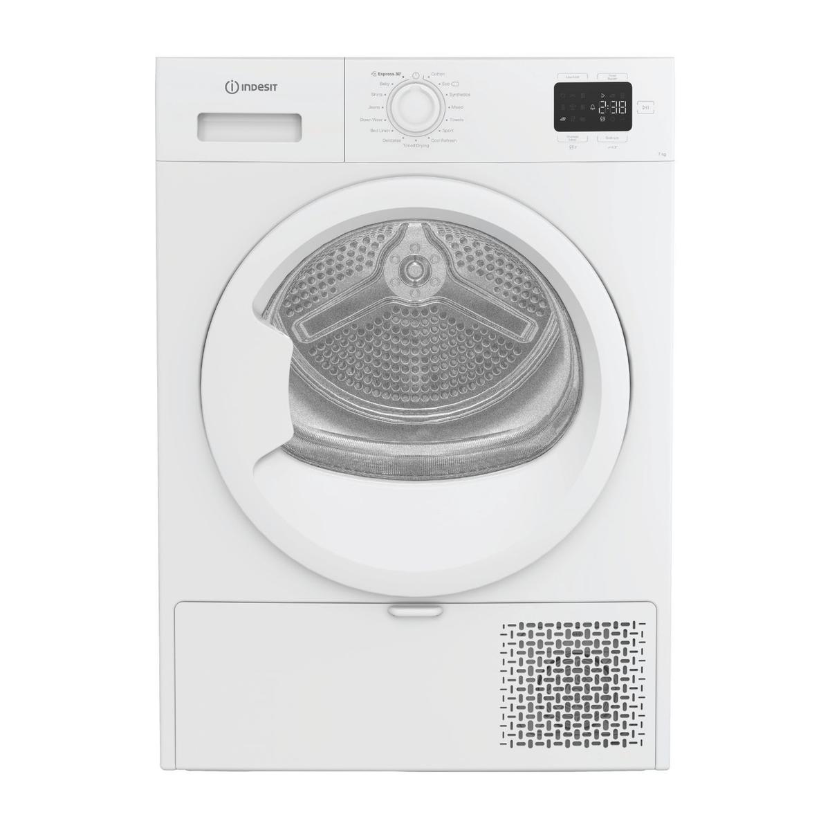 Indesit 7kg Heat Pump Tumble Dryer - A+ Rated, Quiet - White