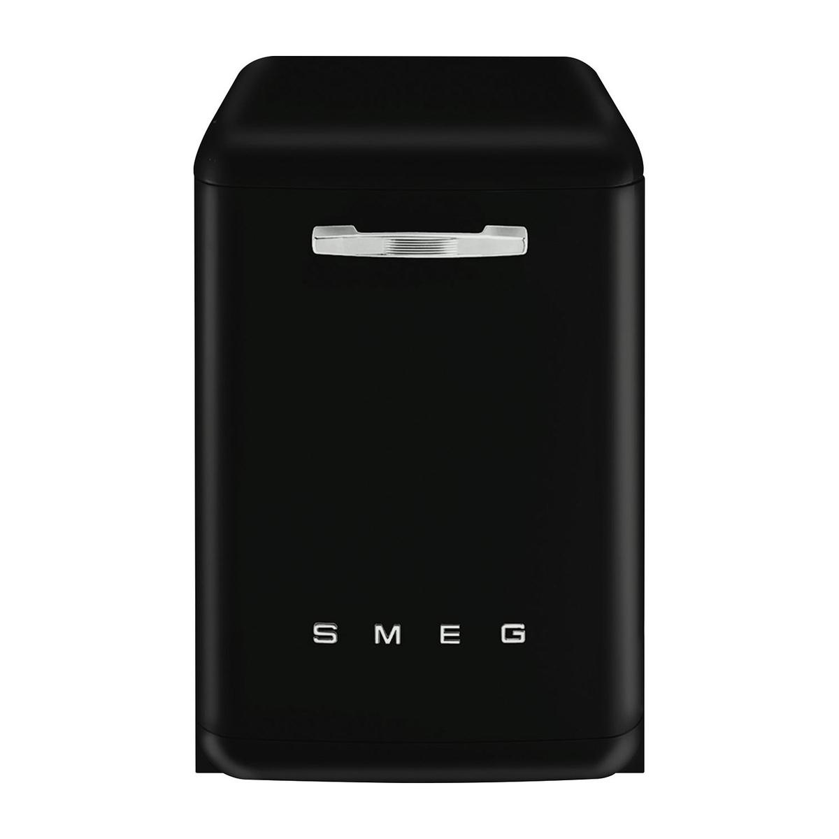 Smeg Retro Freestanding Dishwasher - B-Rated, Black
