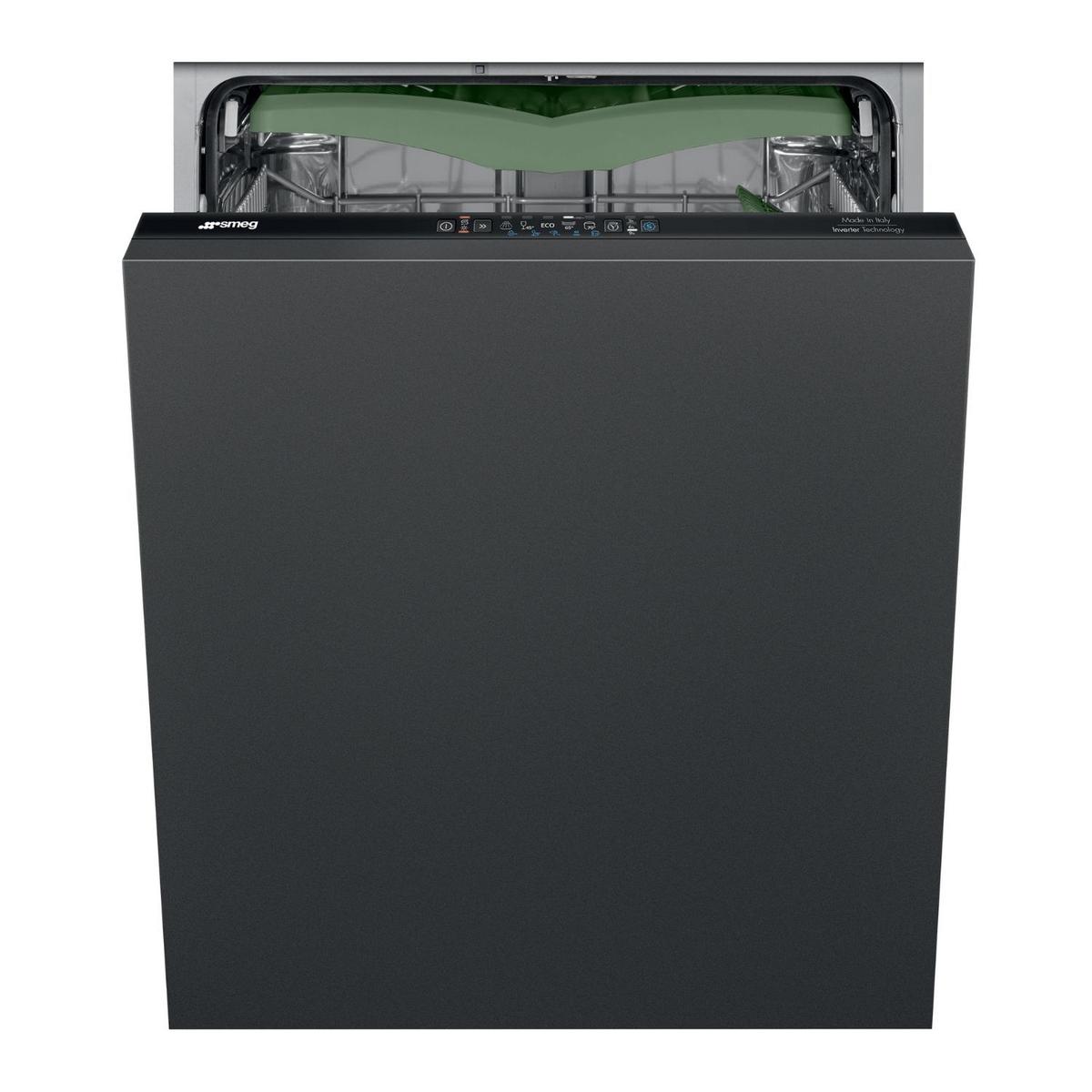 Smeg Integrated Dishwasher - Dry Assist+ C-Rated Black Control Panel