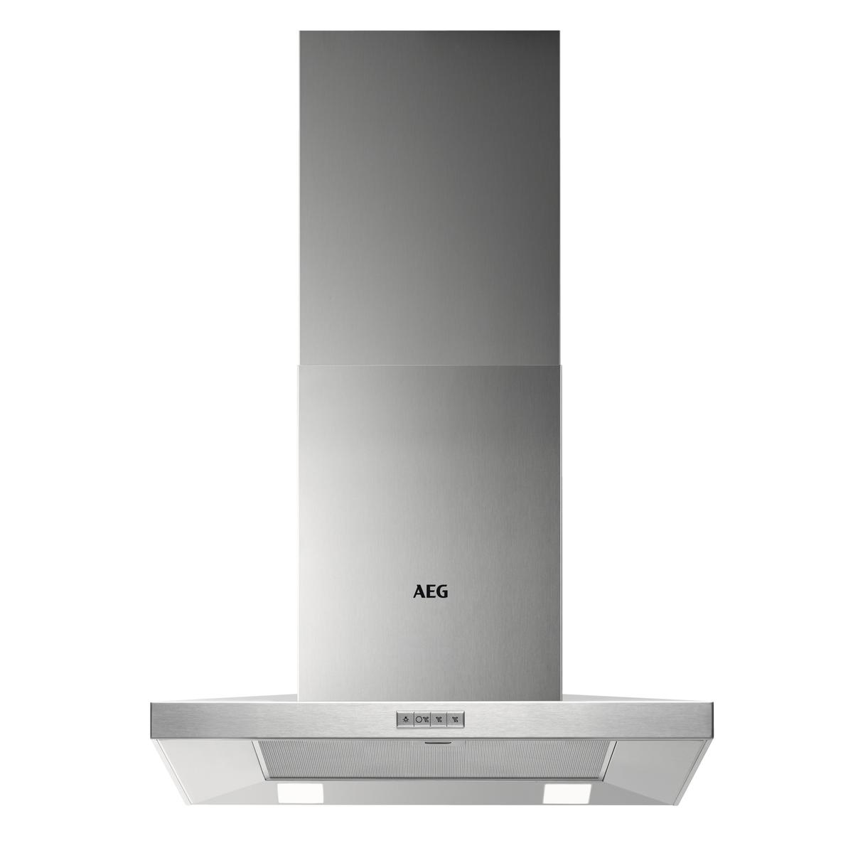 AEG 5000 Series 60cm Pyramid Chimney Cooker Hood - Stainless Steel