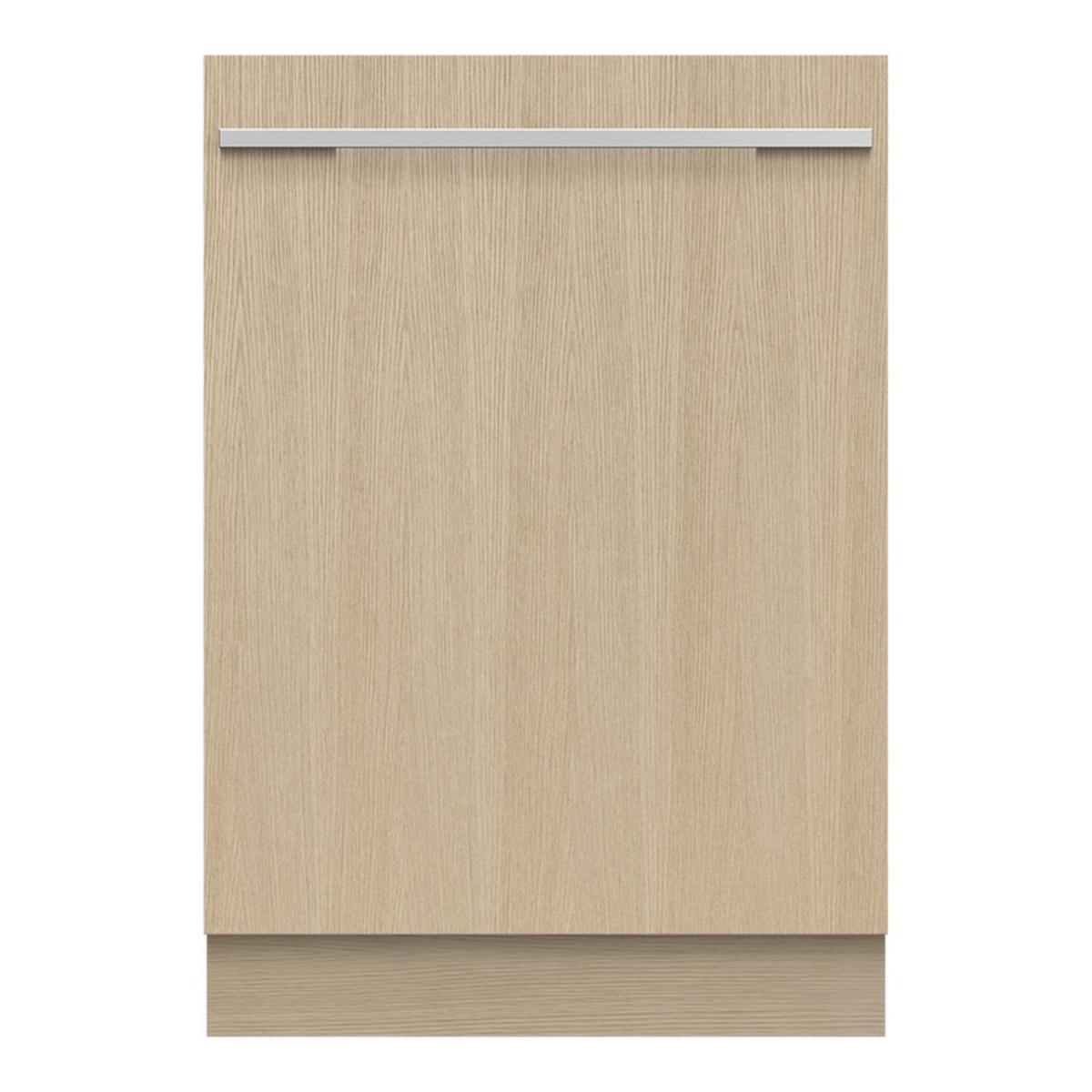 Fisher & Paykel Series 7 Integrated Dishwasher - B-Rated Black control panel