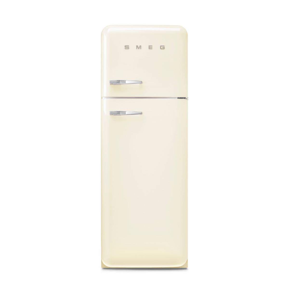 Smeg 294 Litre Fifties Style Right Hand Hinge 70/30 Fridge Freezer - Cream