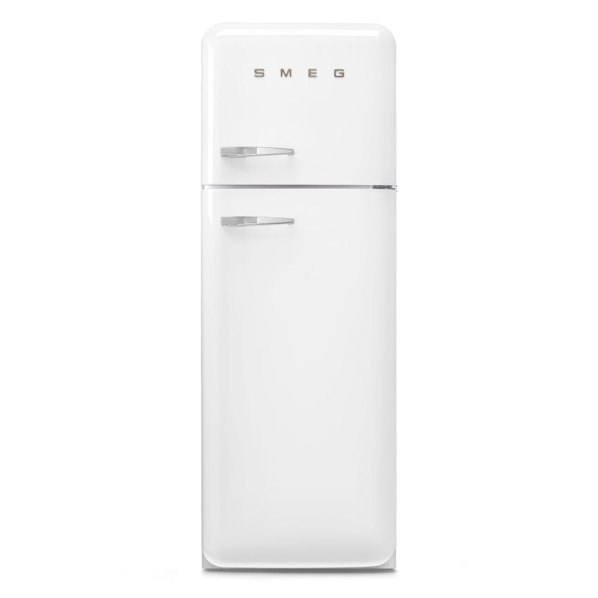 Smeg 294 Litre Fifties Style Right Hand Hinge 70/30 Fridge Freezer - White