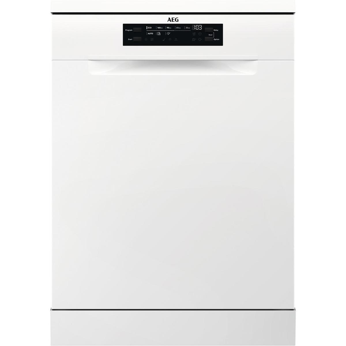 Refurbished AEG Series 6000 SatelliteClean FFB53937ZW 14 PlaceFreestanding Dishwasher White