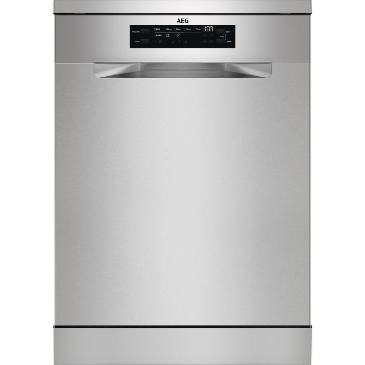 AEG 6000 SatteliteClean Freestanding Dishwasher - C-Rated Silver