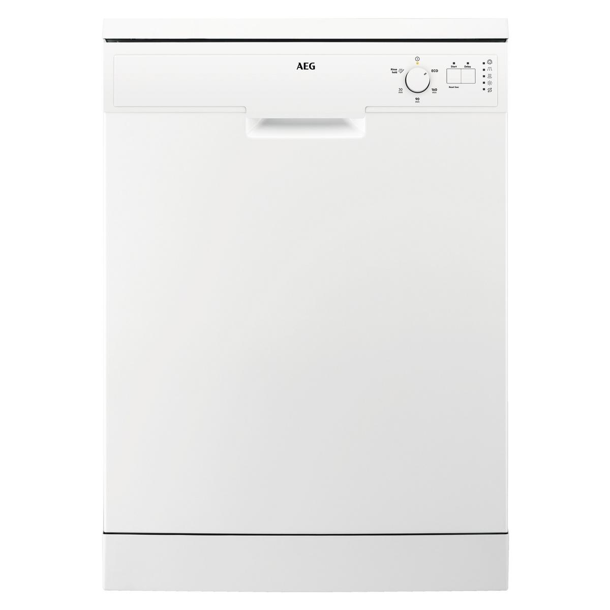 Refurbished AEG Series 5000 AirDry FFX52607ZW 13 Place Freestanding Dishwasher White