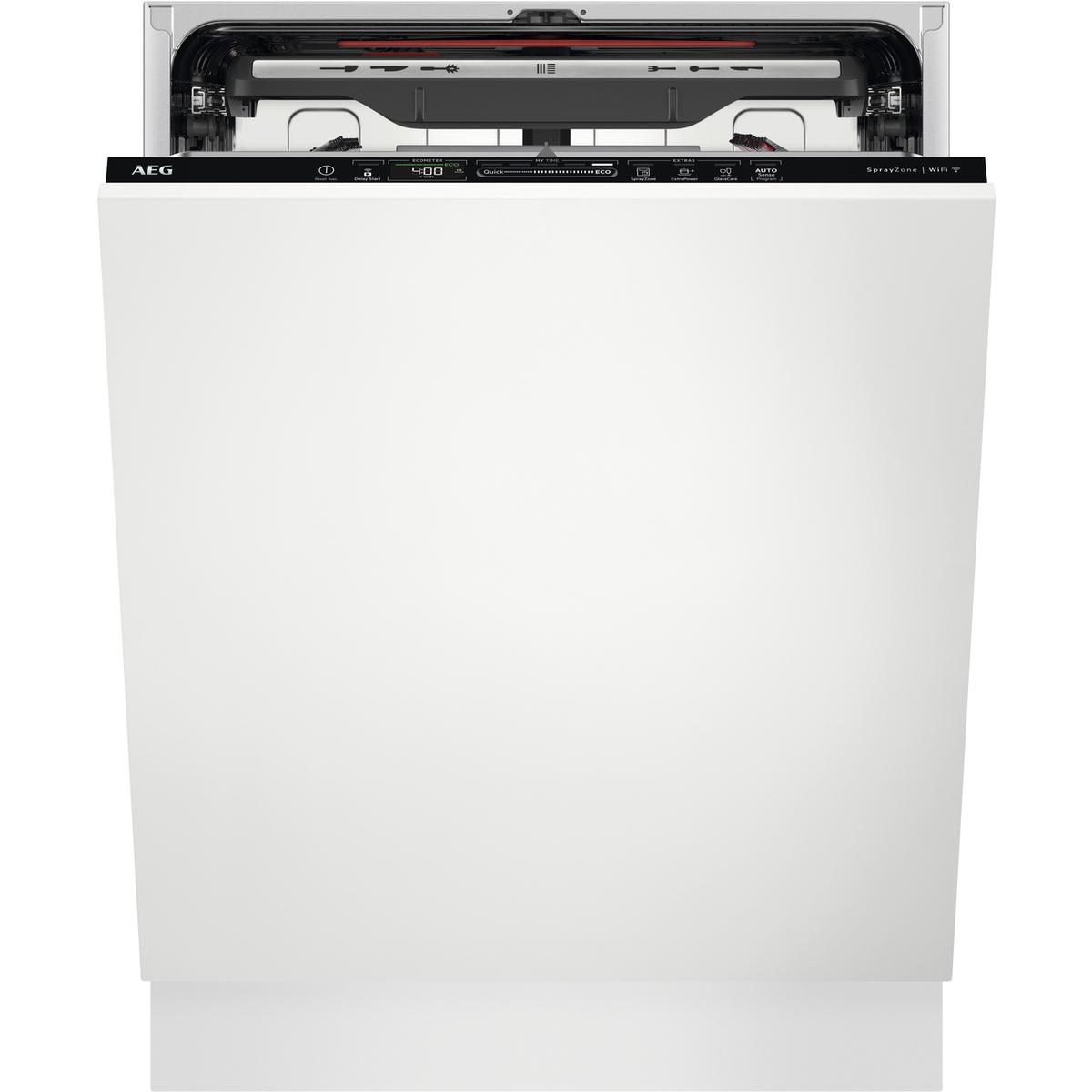Refurbished AEG 8000 SprayZone FSS83708P 15 Place Fully Integrated Dishwasher