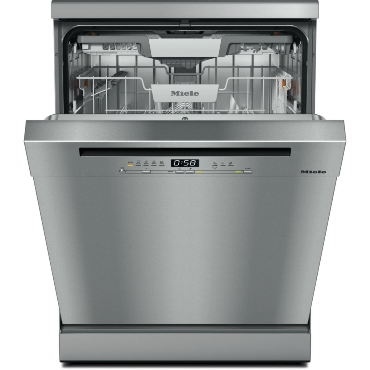Miele Freestanding Dishwasher - QuickPowerWash A-Rated Stainless Steel