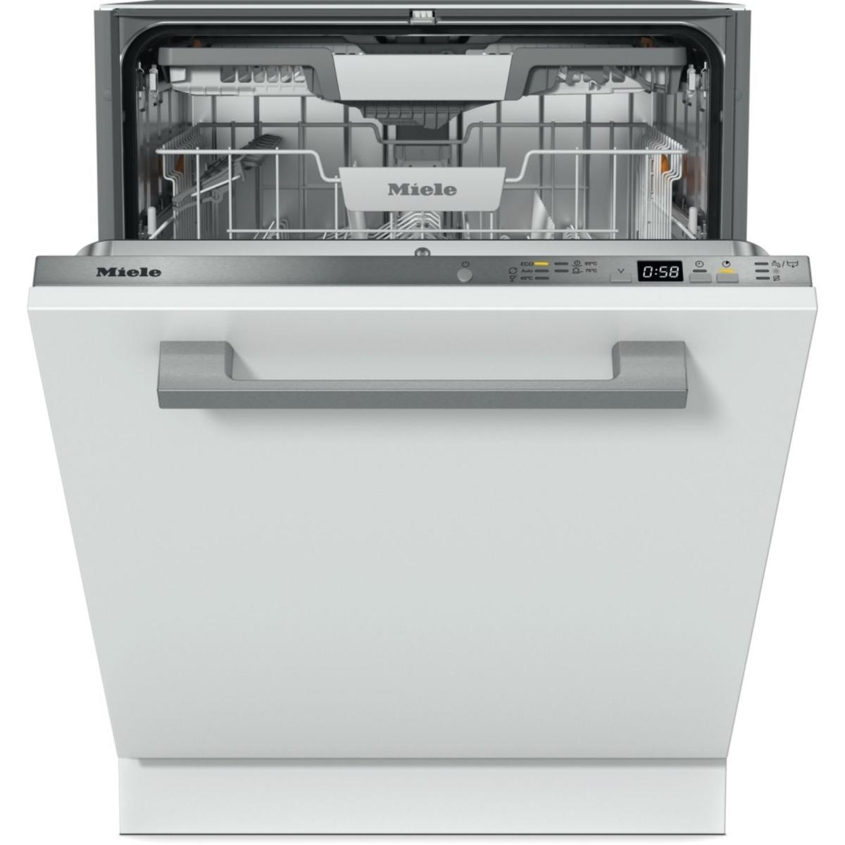 Miele Integrated Dishwasher - QuickPowerWash A-rated Silver control panel
