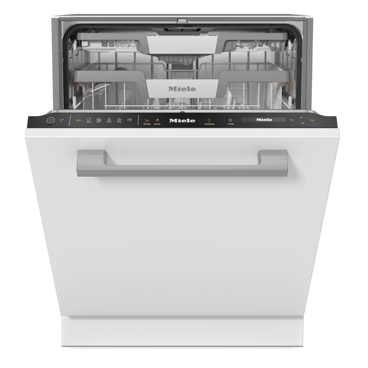 Miele 7000 Series Integrated Dishwasher - Smart Wi-Fi, A-Rated, Black control panel