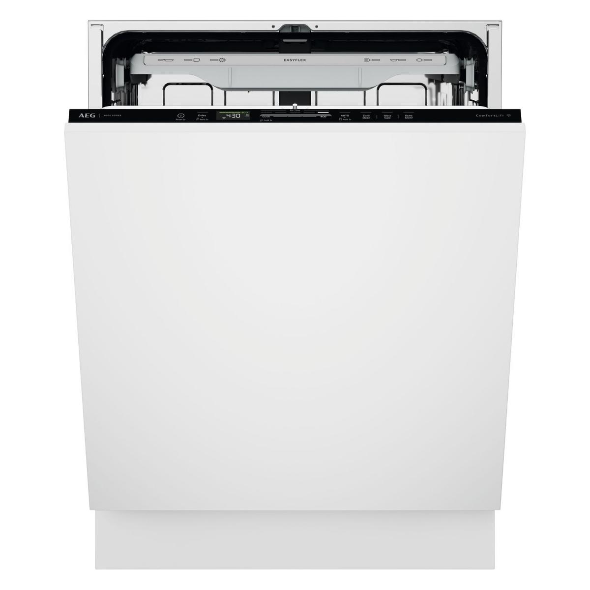 AEG 8000 ComfortLift Integrated Dishwasher - A-rated Black Control Panel