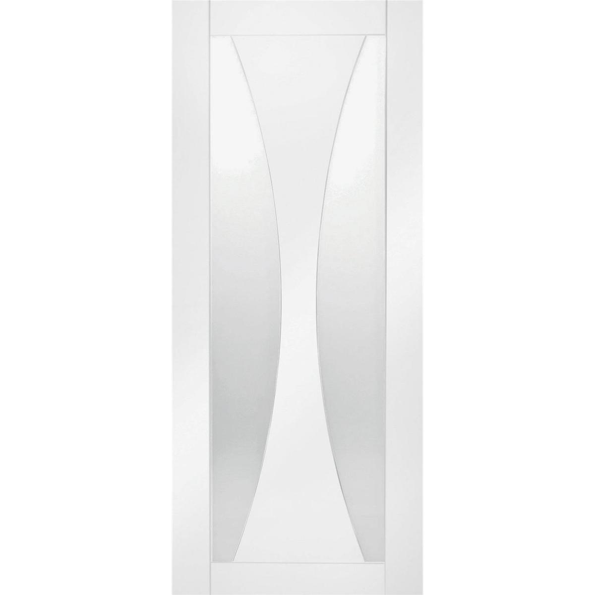 Internal White Primed Glazed Door with Clear Glass - 1981 x 686 x 35mm - Verona - XL Joinery