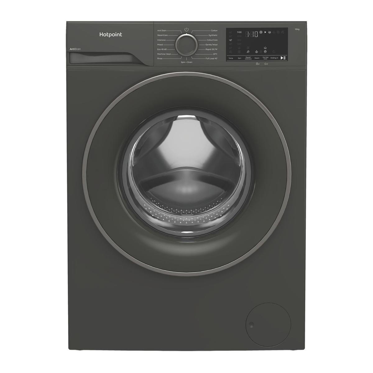 Hotpoint AntiStain 10kg 1400rpm Washing Machine - Dark Grey