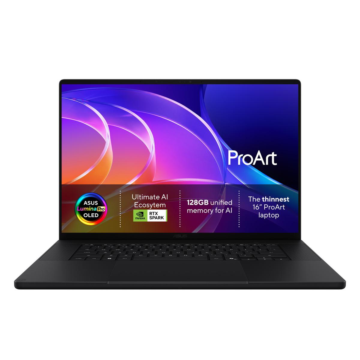 ASUS ProArt NVIDIA RTX Spark 128GB RAM 2TB SSD 120Hz 16 Inch Windows 11 Laptop