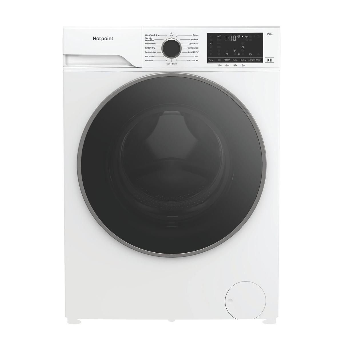 Hotpoint Anti-Stain 8kg Wash 6kg Dry 1400rpm Washer Dryer - Energy Saving - White