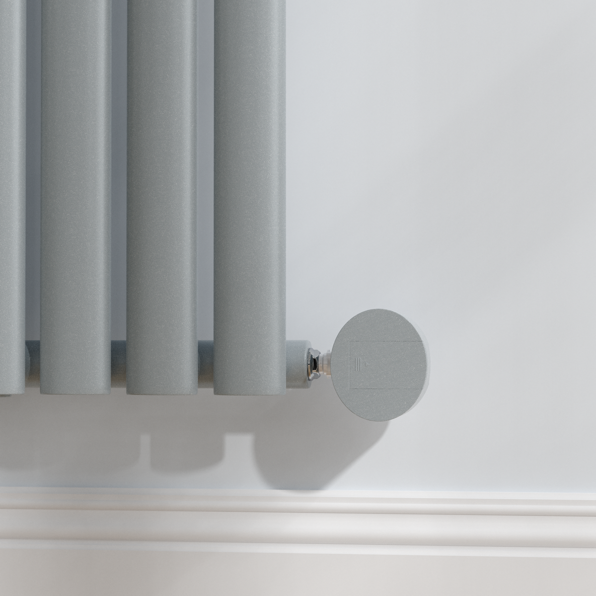 Salt & Pepper Finish Control Panel Cover for Designer Radiator Heating Elements