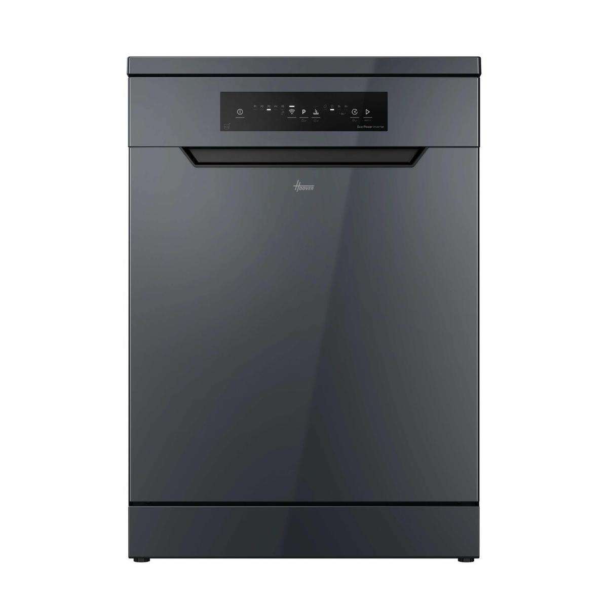 Hoover H-Dish 300 Freestanding Dishwasher - Smart Wi-Fi C Rated Graphite