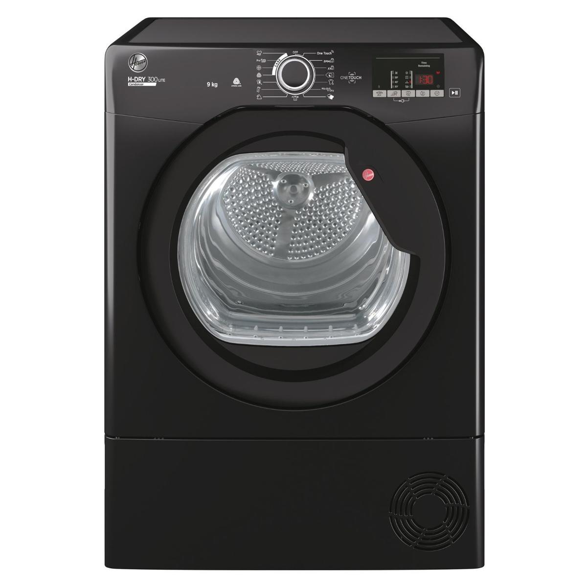 Hoover H-Dry 300 9kg Condenser Tumble Dryer - Black
