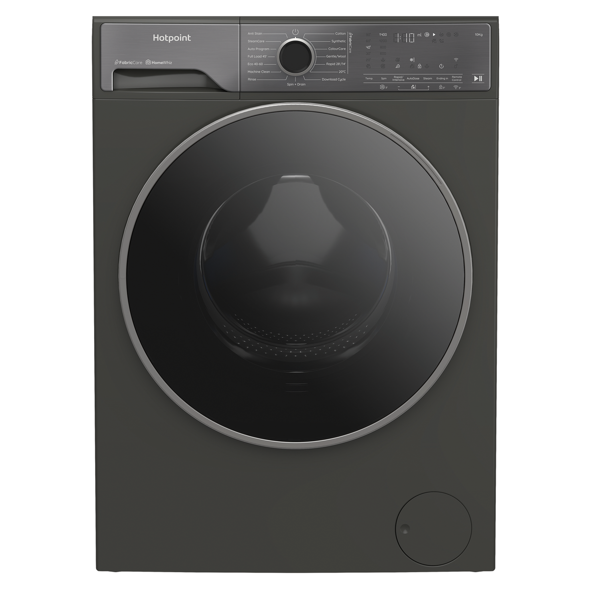 GRADE A2 - Hotpoint FabricCare 10kg 1400rpm Washing Machine - Graphite