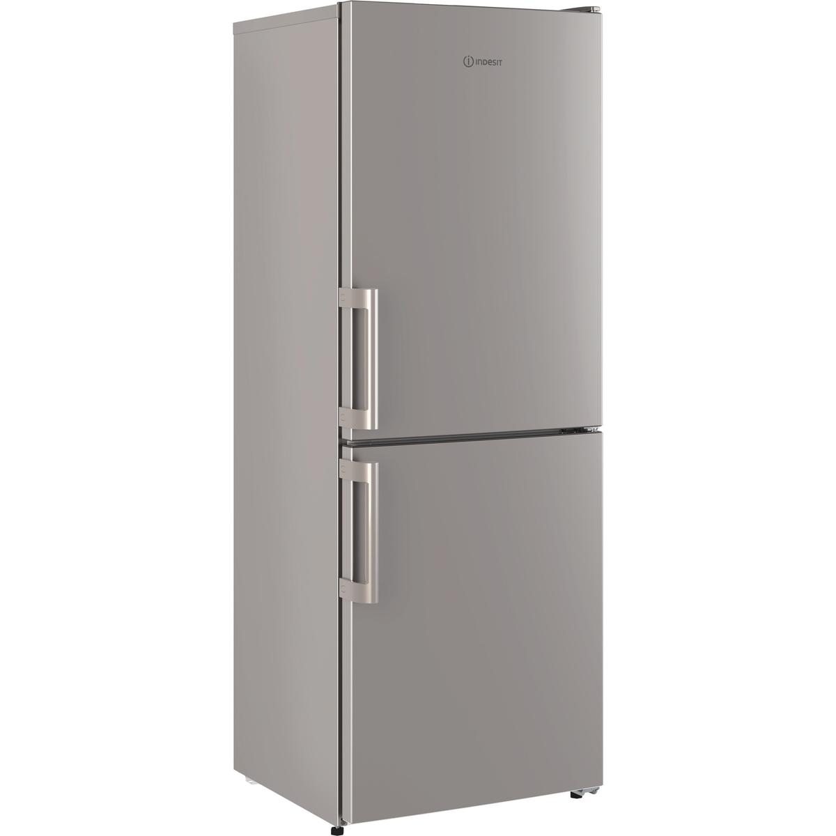 GRADE A2 - Indesit 229 Litre 60/40 Freestanding Fridge Freezer - Silver