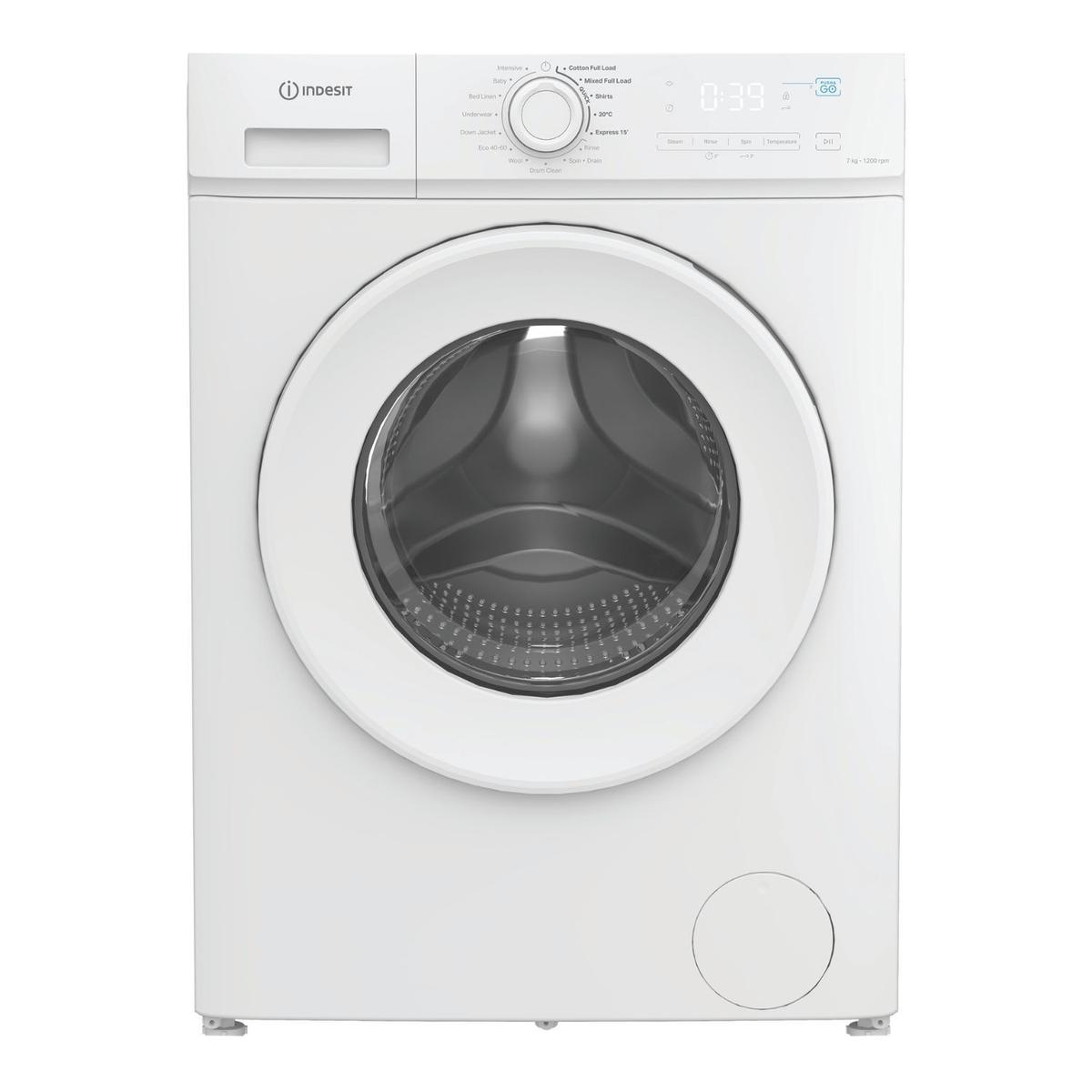 Indesit MyTime 7kg 1200rpm Washing Machine - White