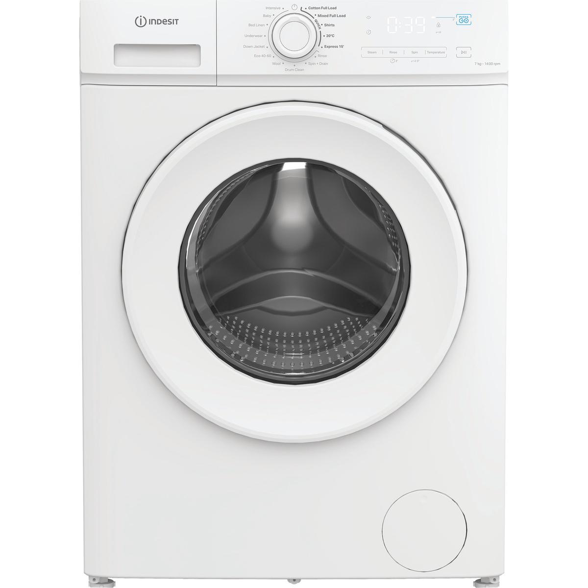 GRADE A2 - Indesit MyTime 7kg 1400rpm Washing Machine - White