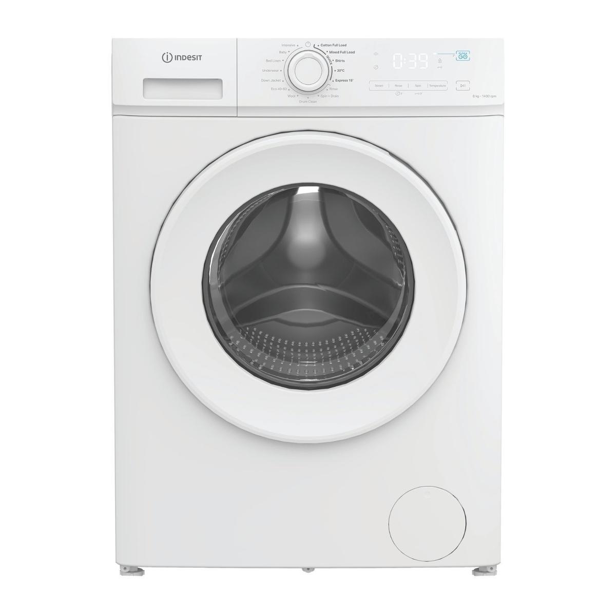 GRADE A2 - Indesit MyTime 8kg 1400rpm Washing Machine - White