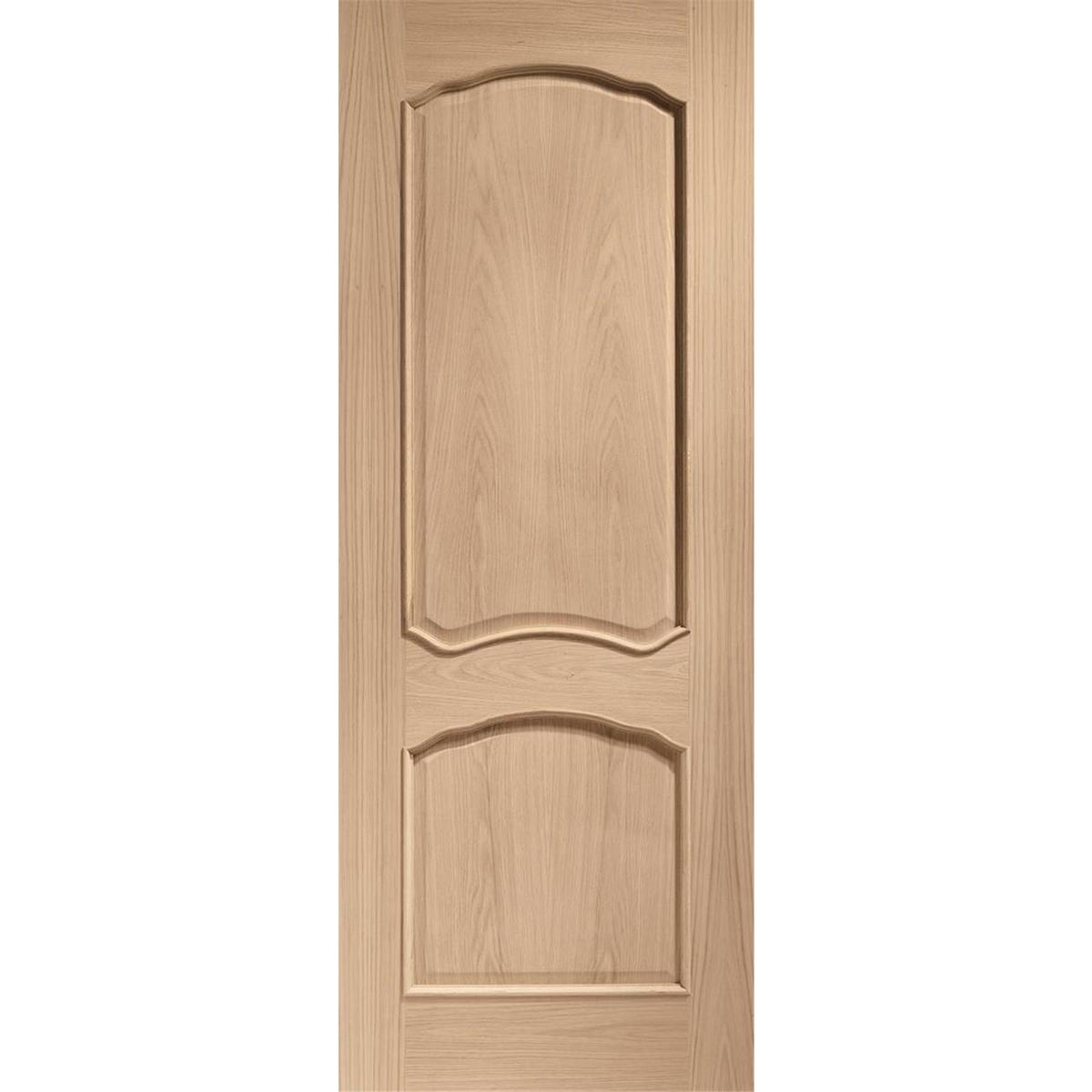 Internal Oak 2-Panel Door - Unfinished - 2040 x 926 x 40mm - Louis - XL Joinery