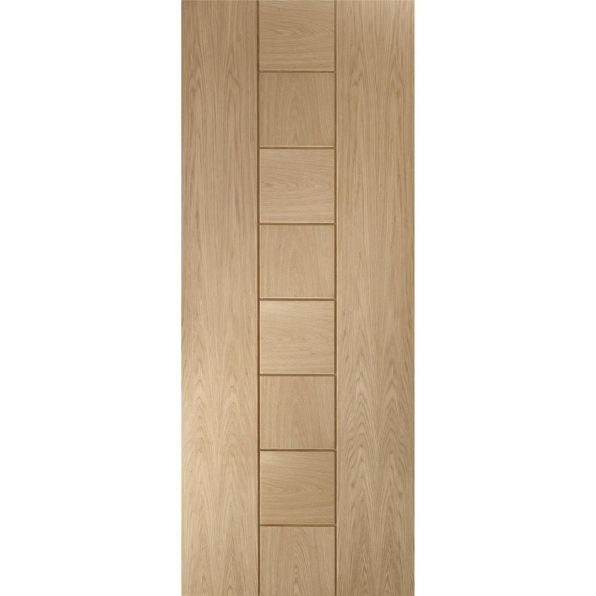 Internal Oak FD30 Fire Door - Unfinished - 1981 x 838 x 44mm - Messina - XL Joinery