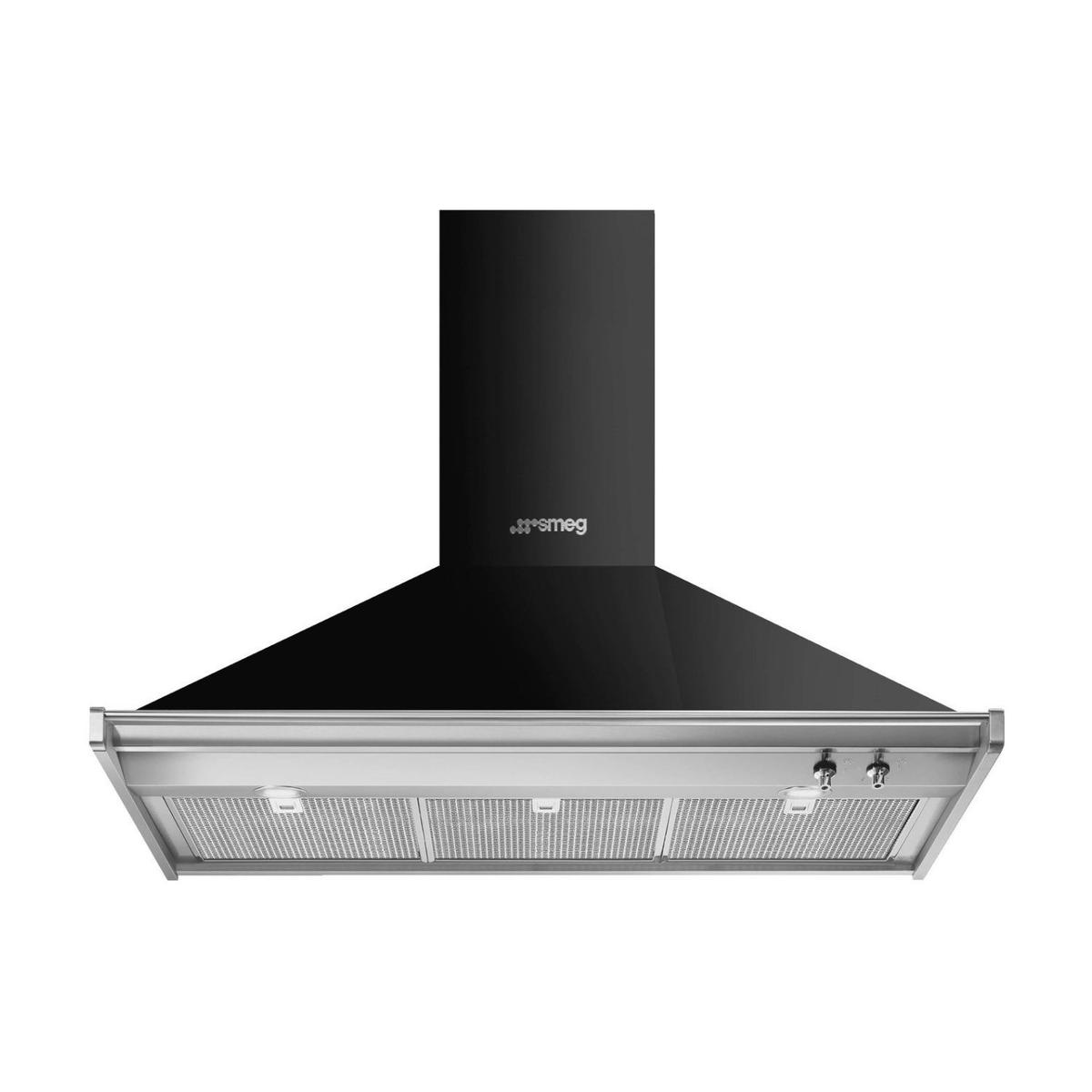 Smeg Opera 100cm Chimney Cooker Hood - Black