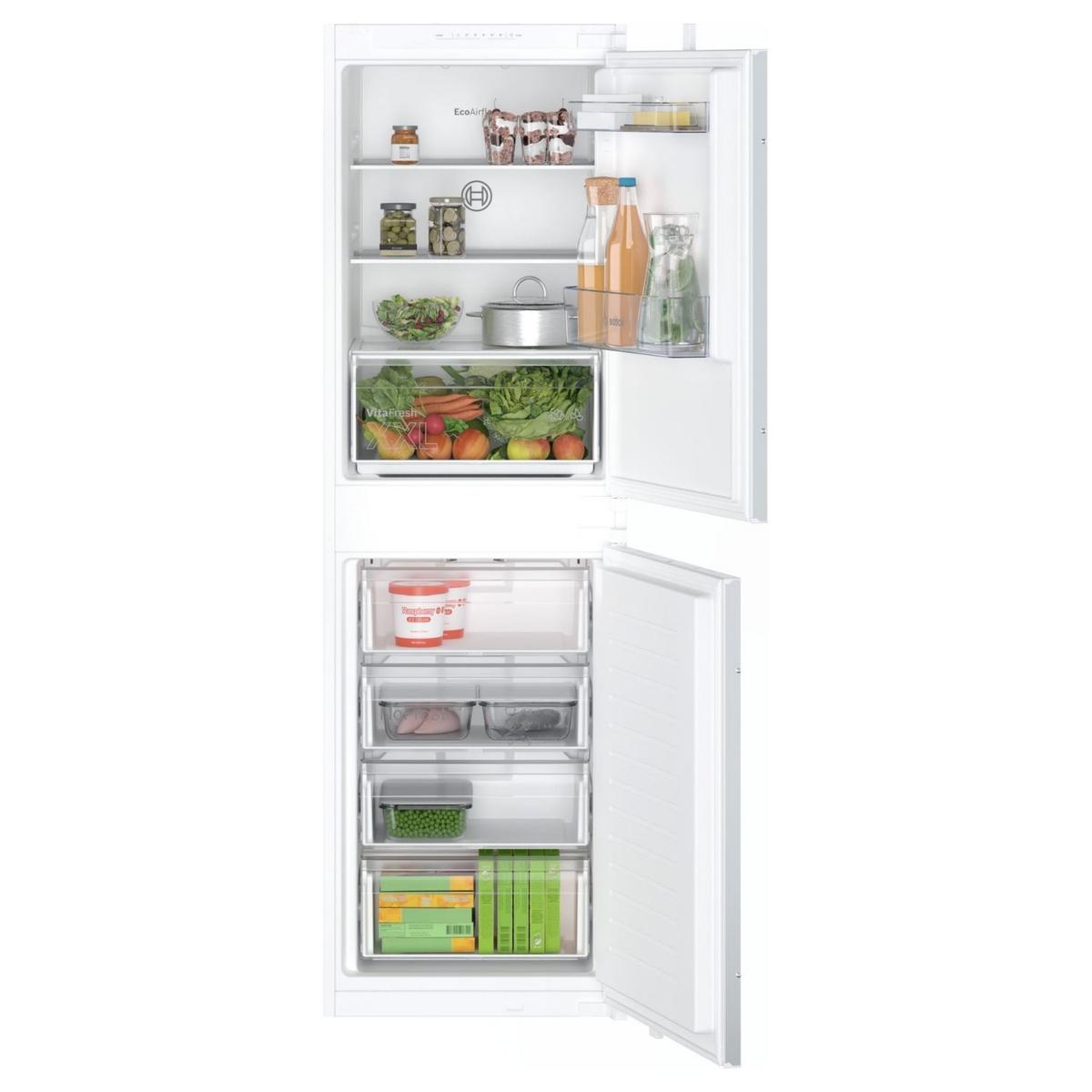Bosch Series 2 249 Litre 177cm 50/50 Integrated Fridge Freezer with Sliding Door Hinge