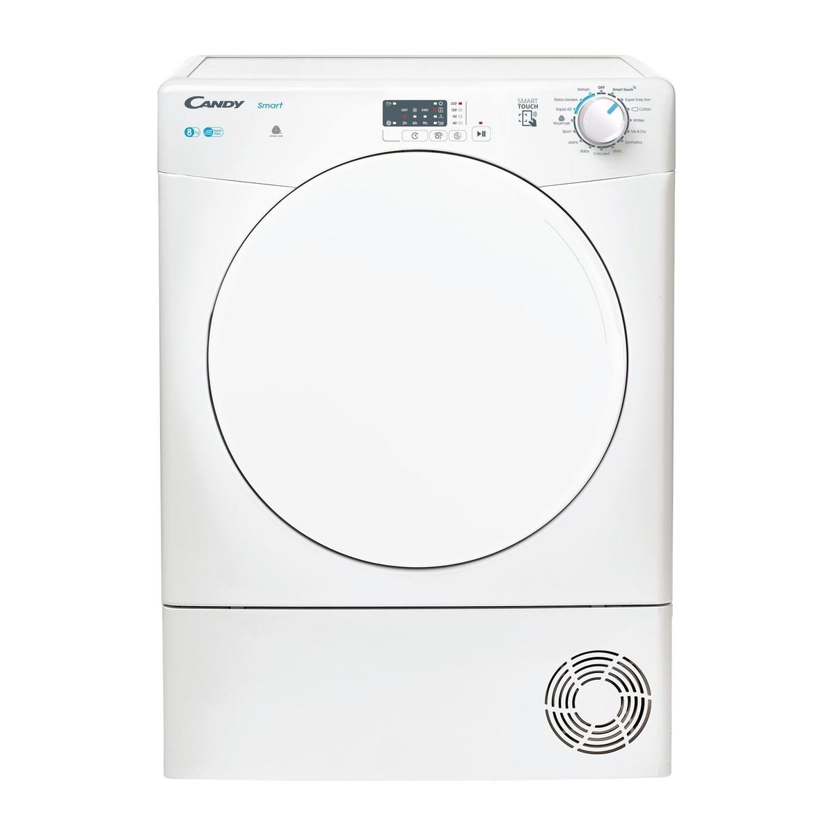 Candy Smart 8kg Condenser Tumble Dryer - White