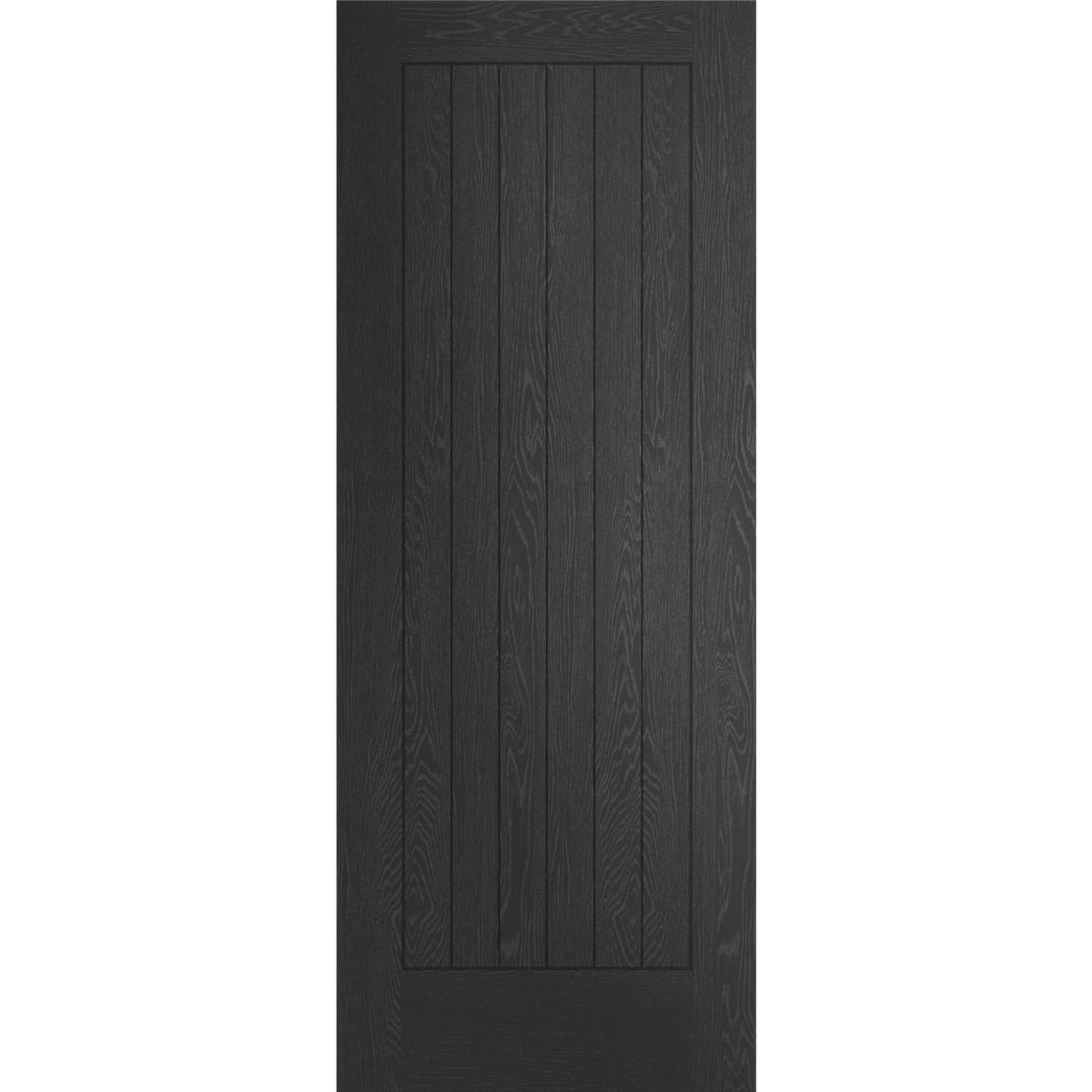 Internal Black Cottage FD30 Fire Door - 2040 x 926 x 44mm - Suffolk - XL Joinery