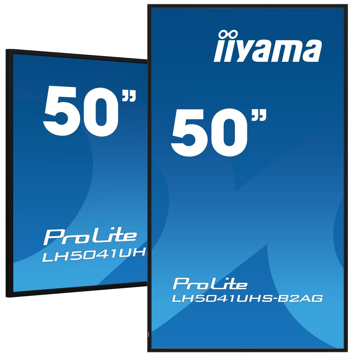 Iiyama 50&quot; Professional Digital Signage display with 4K UHD resolution and 24/7 operating time