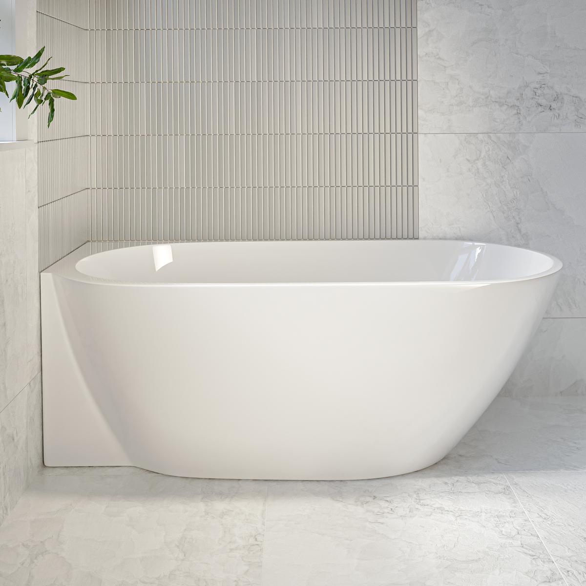 Freestanding Single Ended Left Hand Corner Bath 1650 x 740mm - Lisbon