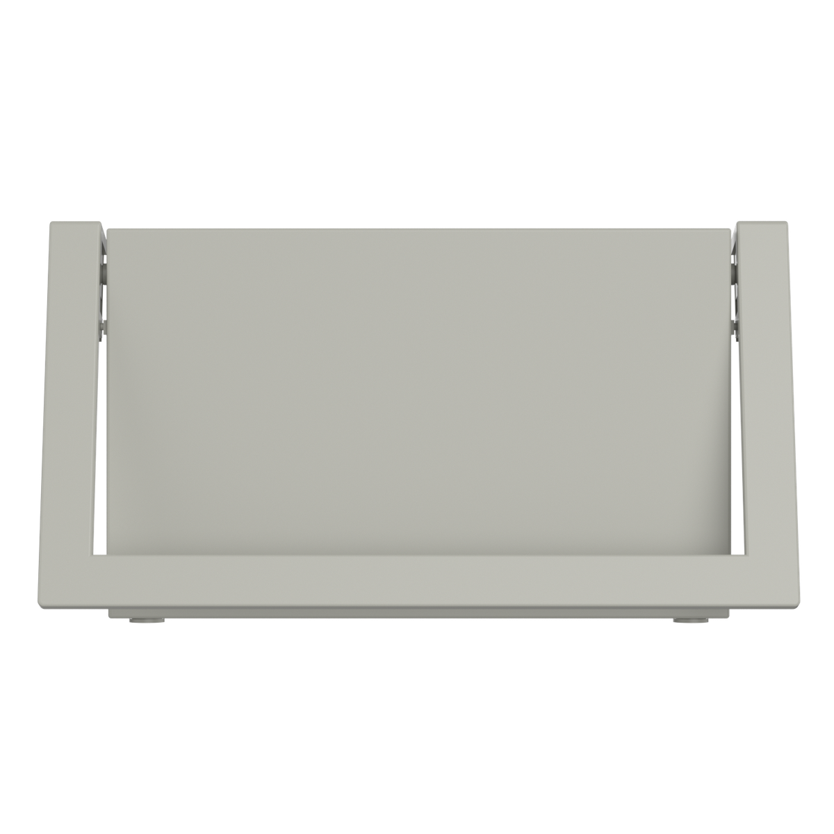 Beige Horizontal Panel Radiator with Pull Out Towel Bar 320 x 600mm - Lomas