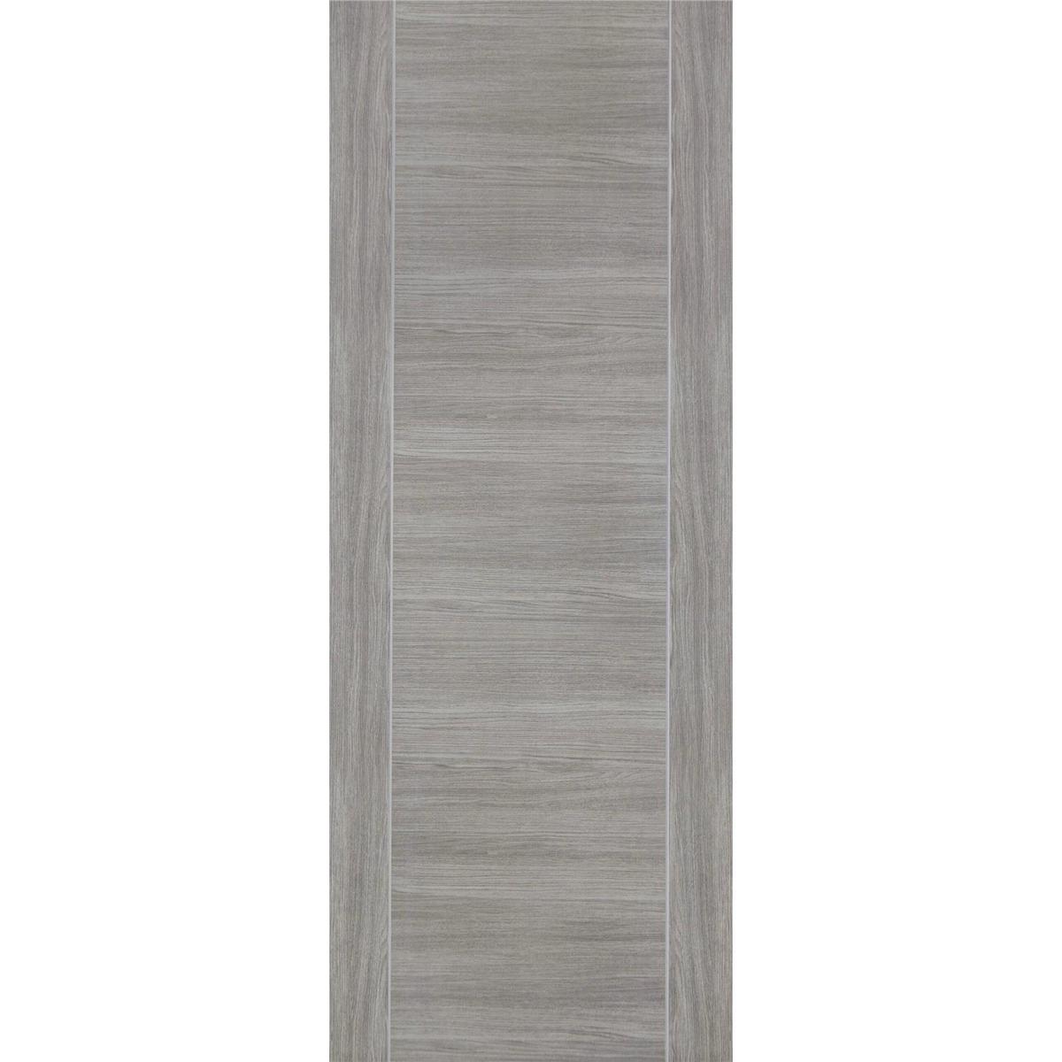Internal Grey Woodgrain Laminate Door - Pre-Finished - 2040 x 926 x 40mm - Forli - XL Joinery