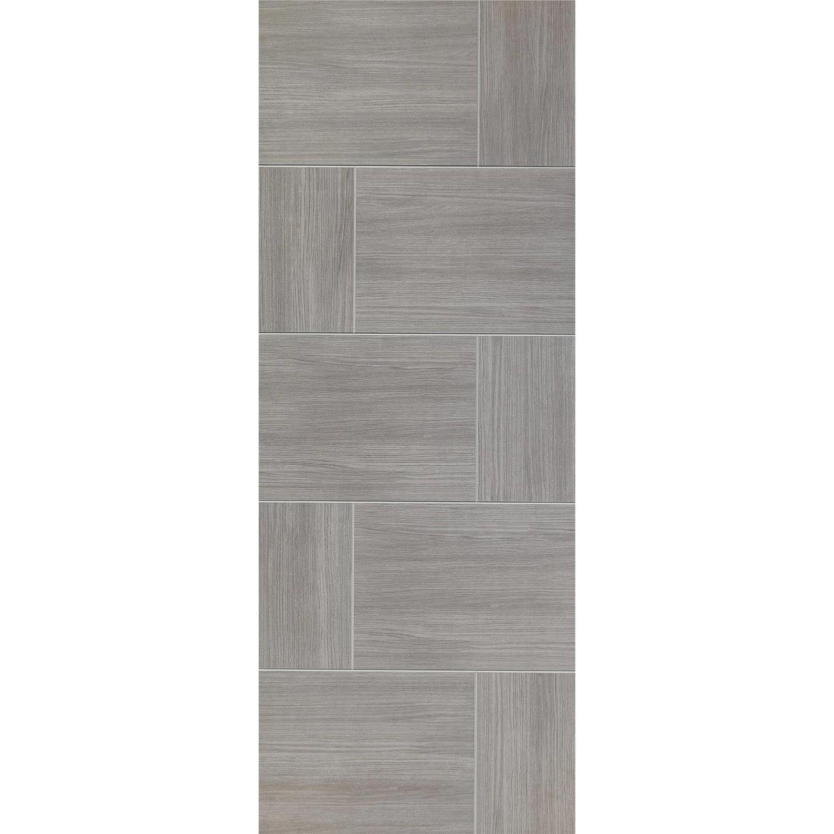 Internal Grey Woodgrain Laminate FD30 Fire Door - Pre-Finished - 2040 x 826 x 44mm - Ravenna - XL Joinery